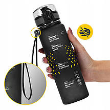 Пляшка для води спортивна 4FIZJO 650 мл Black (P-5905973403733), фото 4