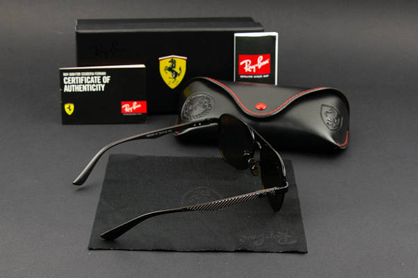 Сонцезахисні окуляри RAY BAN Ferrari поляризаційні UV400 (арт. RB0301-P) коричневий, фото 5