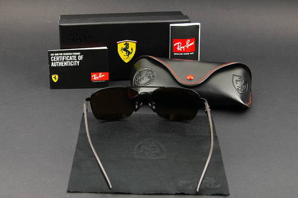 Сонцезахисні окуляри RAY BAN Ferrari поляризаційні UV400 (арт. RB0301-P) коричневий, фото 6