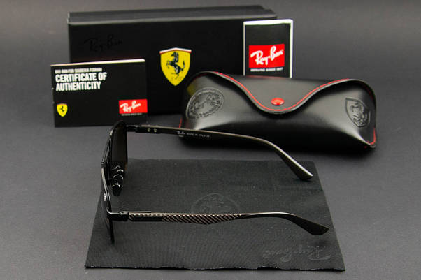 Сонцезахисні окуляри RAY BAN Ferrari поляризаційні UV400 (арт. RB0301-P) коричневий, фото 4