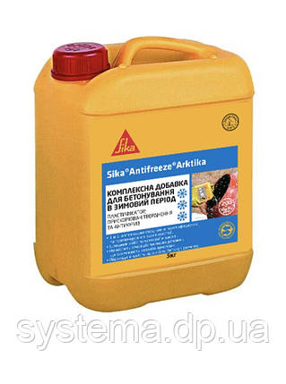 Sika Antifreeze Arktika — комплексна домішка для зимового бетонування (антифриз), 10 кг, фото 1