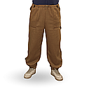 Адаптивні штани чоловічі фліс "соти" койот, фото 2