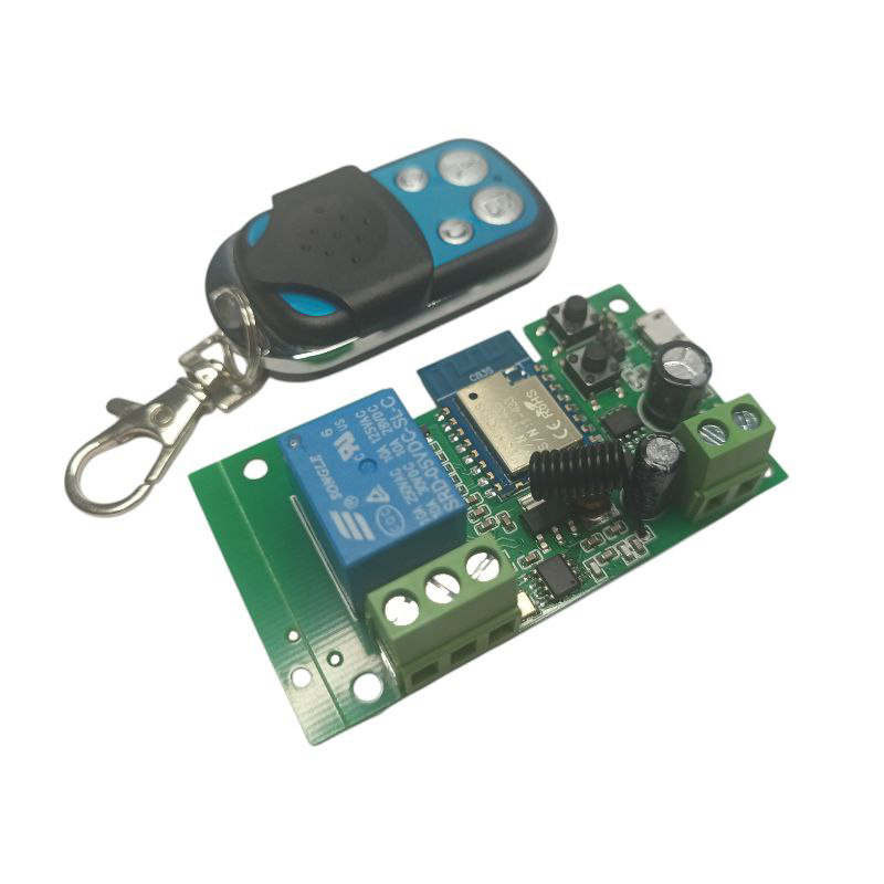 Tuya Smart + 433мГц USB 7-32 В DIY 1 канал Run Progress самоблокуючийся бездротовий перемикач WIFI,, фото 1