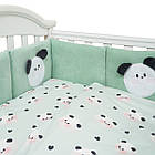 Постільний комплект 7 ел Twins Panda м'ятний, фото 6