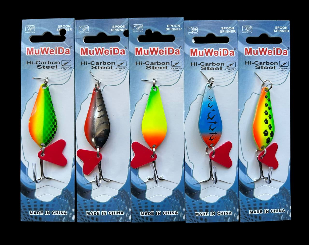Набір Блешня  Колебалка Muweida Atom 14g ( Набір 5 шт )