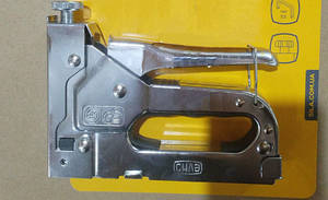 Степлер пружинний для скоби 4-14 мм сталевий корпус, регулювання удару колесом СІЛА