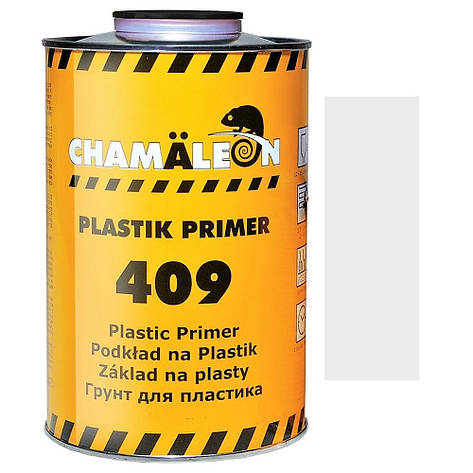 Ґрунт для пластику сріблястий Chamaleon 409 1K Plastik Primer Silver 1л, фото 1