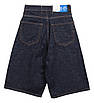 Чоловічі джинсові шорти з вишивкою Big Boy темно-сині, фото 8