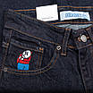 Чоловічі джинсові шорти з вишивкою Big Boy темно-сині, фото 7
