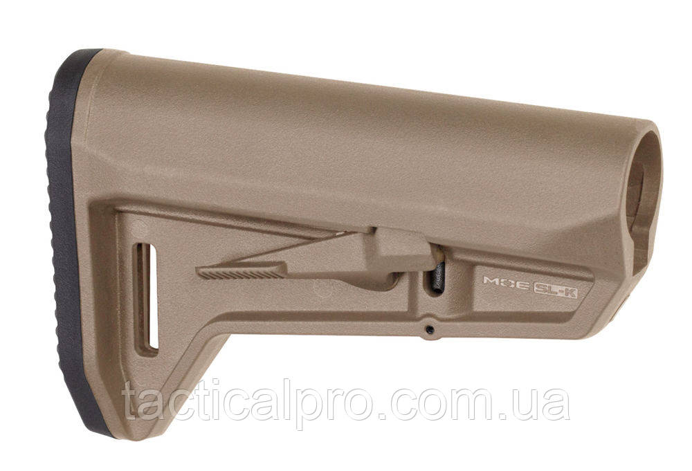 Приклад (база) Magpul MOE SL-K Carbine Stock – Mil-Spec (MAG626), Койот (FDE) приклад для AR10 / AR15, фото 1