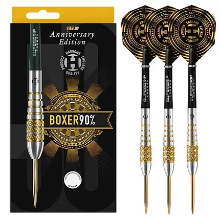 Дротики дартс із вольфраму Boxer 90% Harrows Англія 22 грами, фото 1