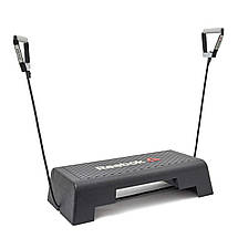 Степ платформа для аеробіки та фітнесу Reebok Reebok Mini Step чорна навантаження 110 кг вага 7 кг, фото 3