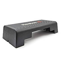 Степ платформа для аеробіки та фітнесу Reebok Reebok Mini Step чорна навантаження 110 кг вага 7 кг, фото 4