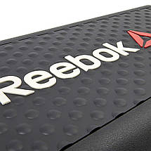 Степ платформа для аеробіки та фітнесу Reebok Reebok Mini Step чорна навантаження 110 кг вага 7 кг, фото 6
