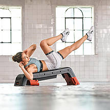 Степ платформа для аеробіки та фітнесу Reebok Deck чорно-червона навантаження 150 кг вага 12,4 кг, фото 6