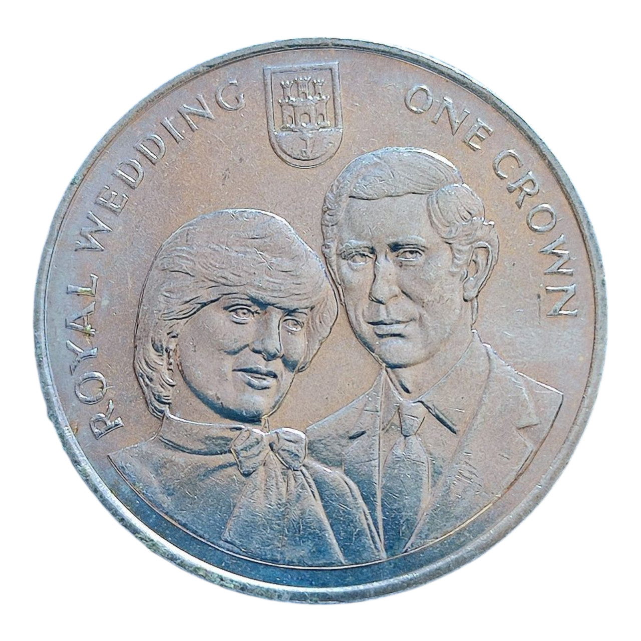 Гібралтар 1 крона, 1981 Весілля принца Чарльза і леді Діани