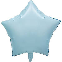 Фольгована кулька "Зірка" baby blue 18"(45см) 1шт.