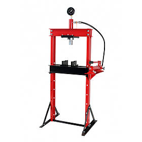 Прес гідравлічний з горизонтальним насосом 10 т з манометром Profline 97360