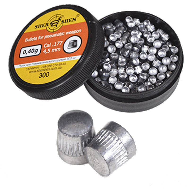 Пули для пневматики Шершень (4.5mm, 0.40g, 300шт) (ID#2551176420), цена ...