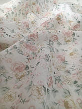 Муслін (жатка 1,35 м) кучеряві троянди