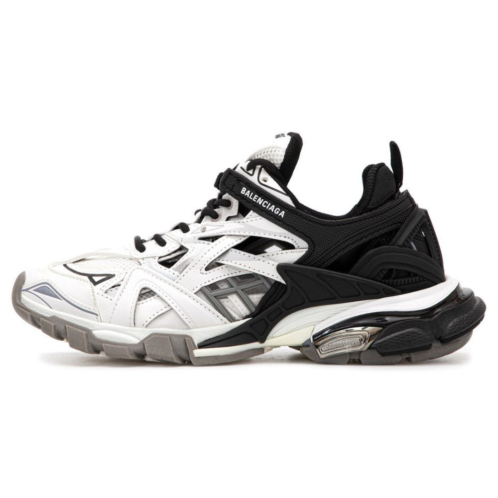 Чоловічі / жіночі кросівки Balenciaga Track 2 Black White 568614W2GN31090, баленсіага трек 2.0 чорно-білі