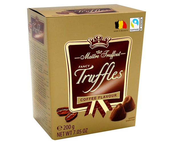 Цукерки трюфель Maitre Truffout Кавові 200 г
