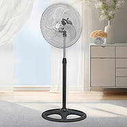 Потужний вентилятор підлоги 3 в 1 з металевими лопатями 46 см BITEK BT-1882 18" 120Вт, фото 2