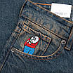 Чоловічі джинсові шорти сині BIG BOY, фото 5