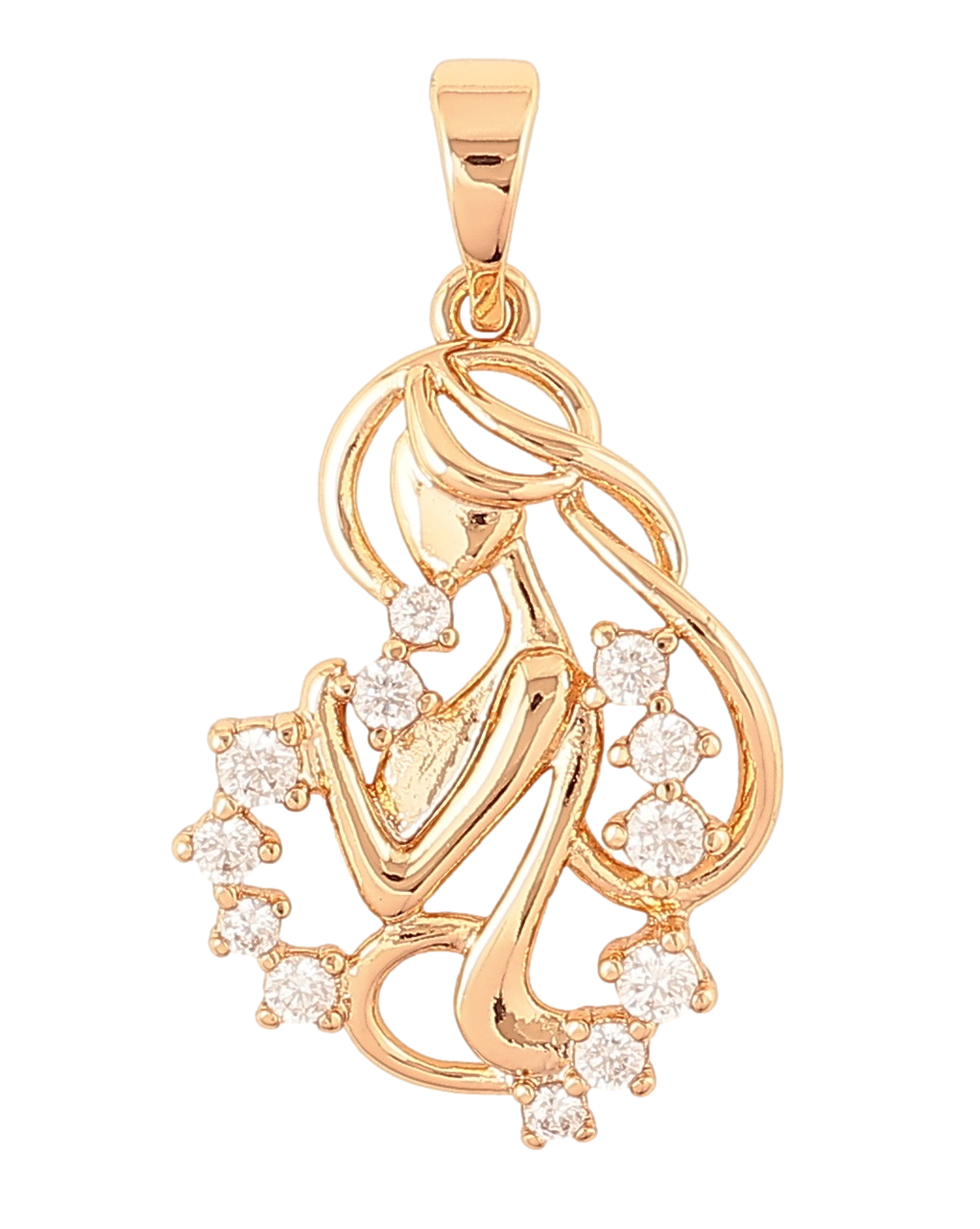 Кулон Xuping Позолота 18K "Діва» для ланцюжка до 5мм