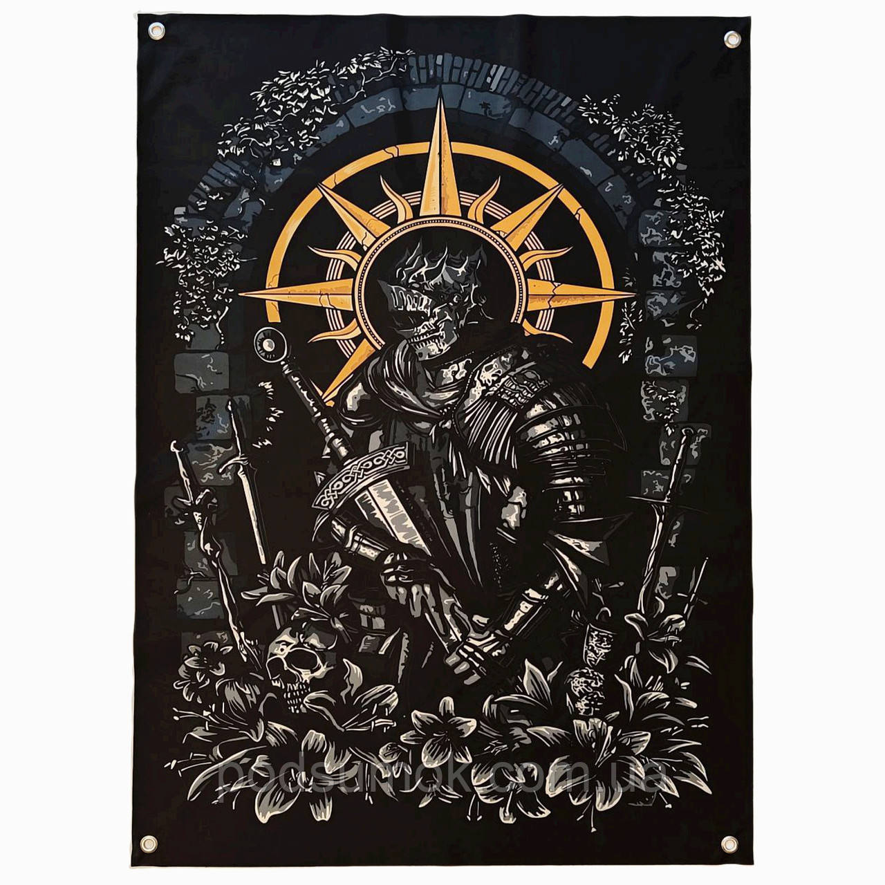 Банер прапор військовий 20-227 70х100 см настінний односторонній з люверсами, фото 1