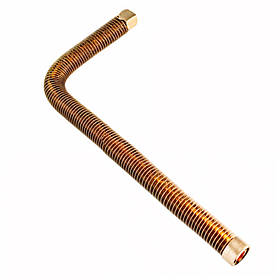 Трубка до компресора з охолодженням зігнута різьба 18 мм Profline 7318B49,  довжина 53 см ,діаметр 12 мм