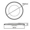 LED світильник AL6086ARD MODA 72Вт WHITE Ardero 4100Lm 3000-4500-6000K (люстра без пульта) Ø 460*65 мм, фото 6