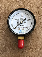 МП2-У2 Манометр газовий загальнотехнічний 400 кгс/см2 (40МПа,40000 кПа) Ф63мм М12*1,5 радіальний (Україна-UAM)