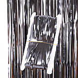 Дощик для фотозони матовий 1 м на 1 м чорний, фото 5