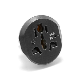 Перехідник мережевий PRC EU Plug Adapter ep0202 Black