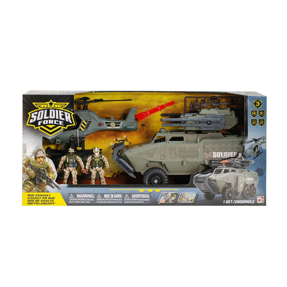 Ігровий набір "Солдати" Duo Assault/Подвійний штурм Astro Venture 545161 звук і світло, Toyman