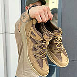 Військові чоловічі кросівки Кросівки тактичні літо Тактичне взуття Stimul Стимул Райдер койот розмір 40-46, фото 7