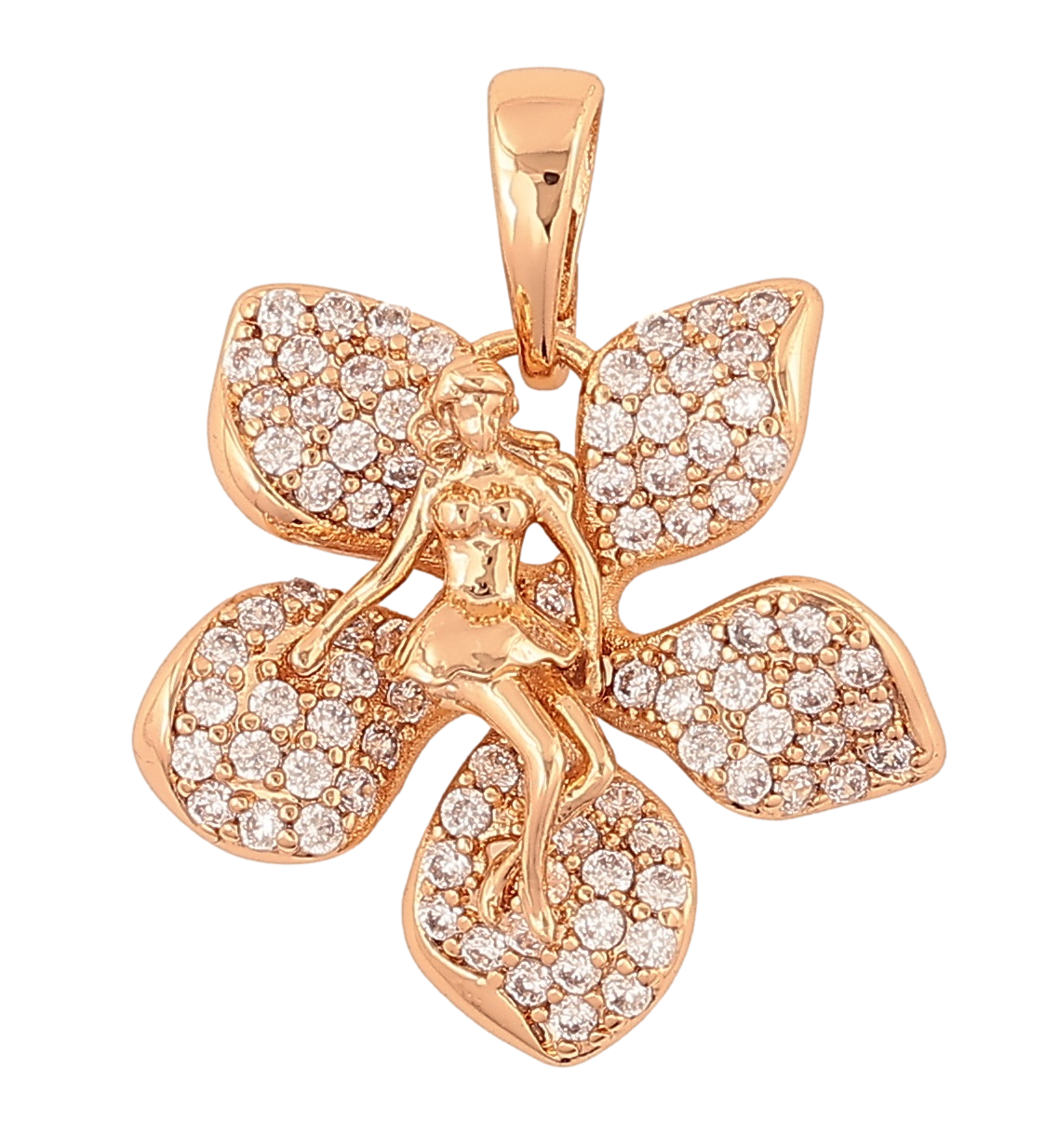 Кулон Xuping Позолота 18K «Дюймовочка» для ланцюжка до 6мм