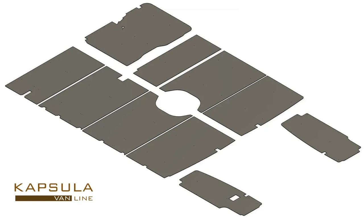 Обшивка стін +двері + підлога Volkswagen Crafter максі XLWB W906 (2007-2017) L4 ФК фанера