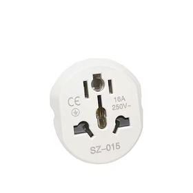 Перехідник мережевий PRC EU Plug Adapter ep0203 White