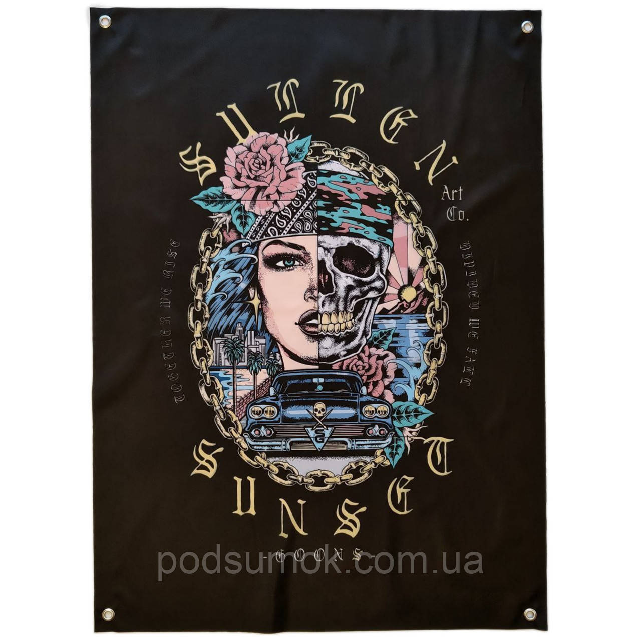 Банер прапор військовий 20-249 70х100 см настінний односторонній з люверсами, фото 1