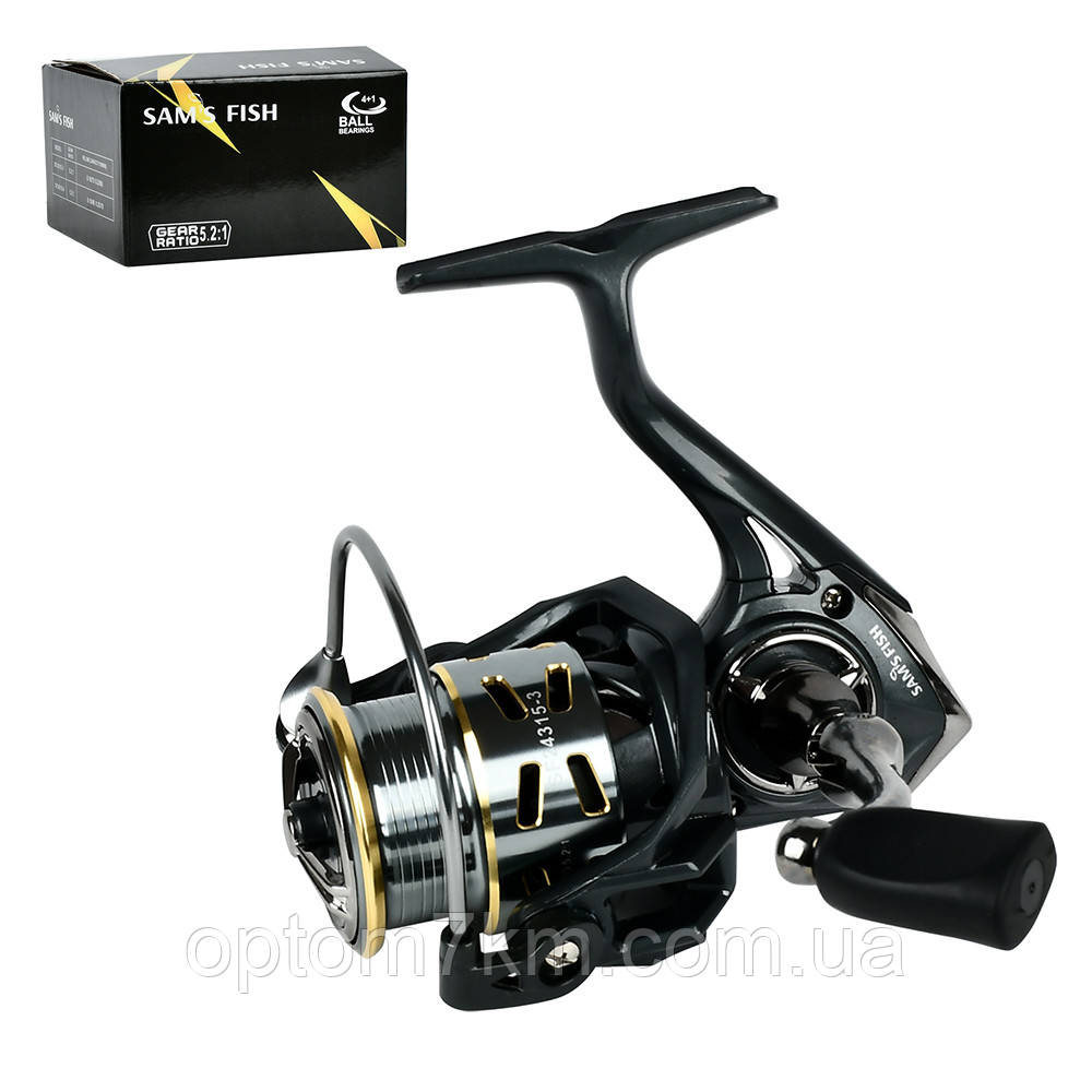 Котушка SAMS FISH 3000 4+1bb передній фрикціон