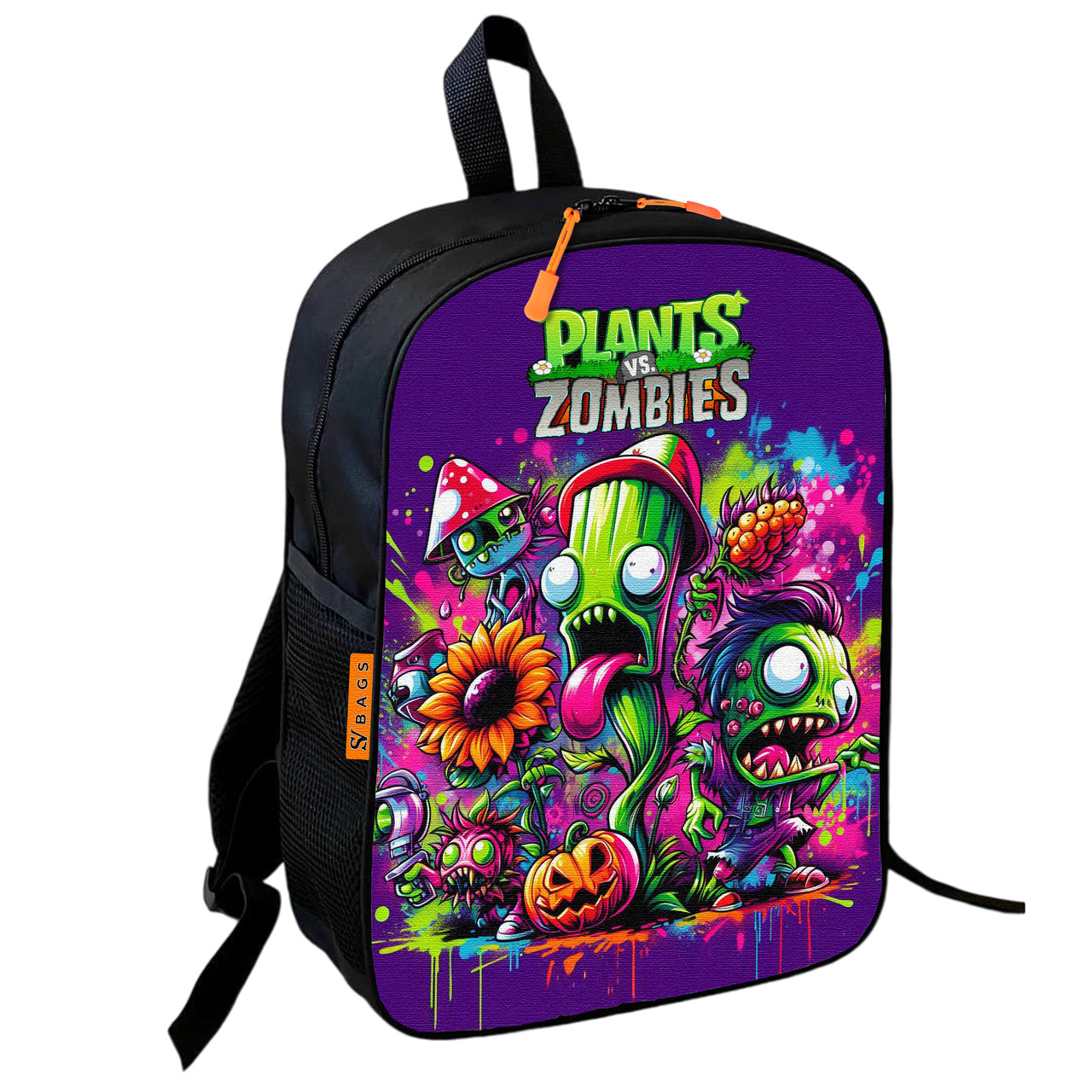Рюкзак шкільний дитячий Рослини проти Зомбі «Plants vs Zombies» 36х27 см для хлопчика (1095)
