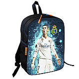 Набір дитячий Футбол Кріштіану Роналду рюкзак 36х27см сумка-бананка, кружка з принтом для хлопчика (01612), фото 2