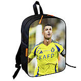 Набір дитячий Футбол Кріштіану Роналду рюкзак 36х27см сумка-бананка, кружка з принтом для хлопчика (01611), фото 2