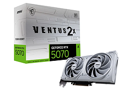 Відеокарта MSI GeForce RTX 5070 Ventus 2X OC White 12GB GDDR7 DLSS4 (5070 12G VENTUS 2X OC WHITE)