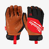 Рукавиці MILWAUKEE з шкіряними вставками, 8/M