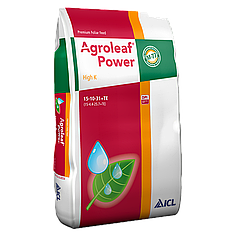Комплексне добриво Agroleaf Power High K 15-10-31+ МЕ + DPI + M77 15кг