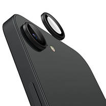 Захисне скло Spigen для камери iPhone 16e - EZ Fit Optik Pro (2шт), Black (AGL09279), фото 5
