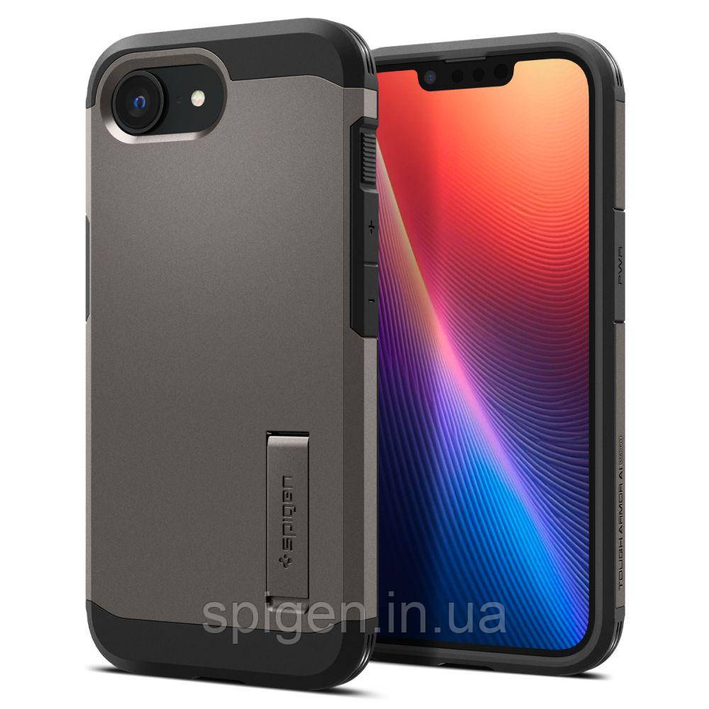 Чохол Spigen для iPhone 16e - Tough Armor AI (MagFit), Gunmetal (ACS09136)